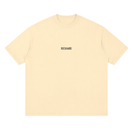 Embroidered Rockhard Tee - Apricot / S